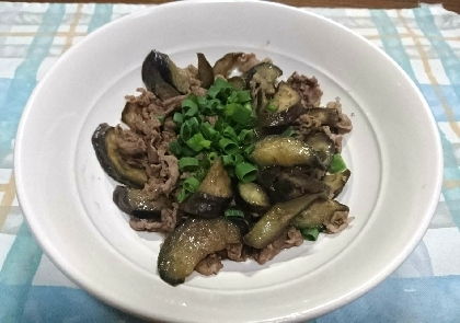 簡単☆牛肉と茄子のしぐれ煮！