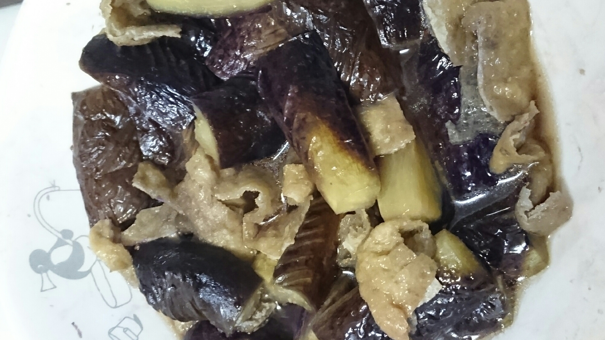 レンジで簡単!ナスと油揚げの煮びたし