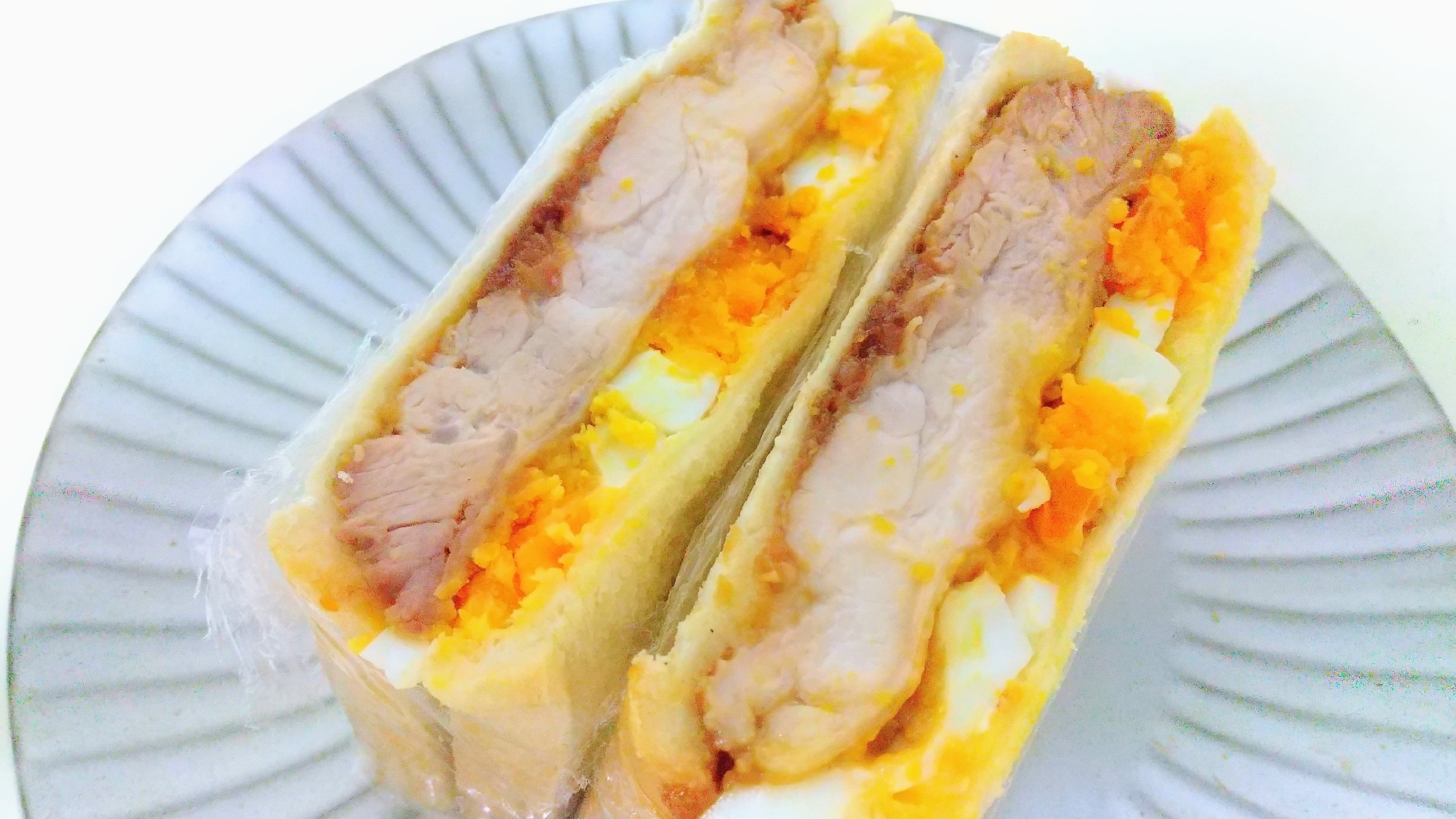 照り焼きチキンとゆで卵サンド レシピ 作り方 By 124 楽天レシピ