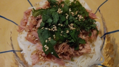 大葉入り素麺