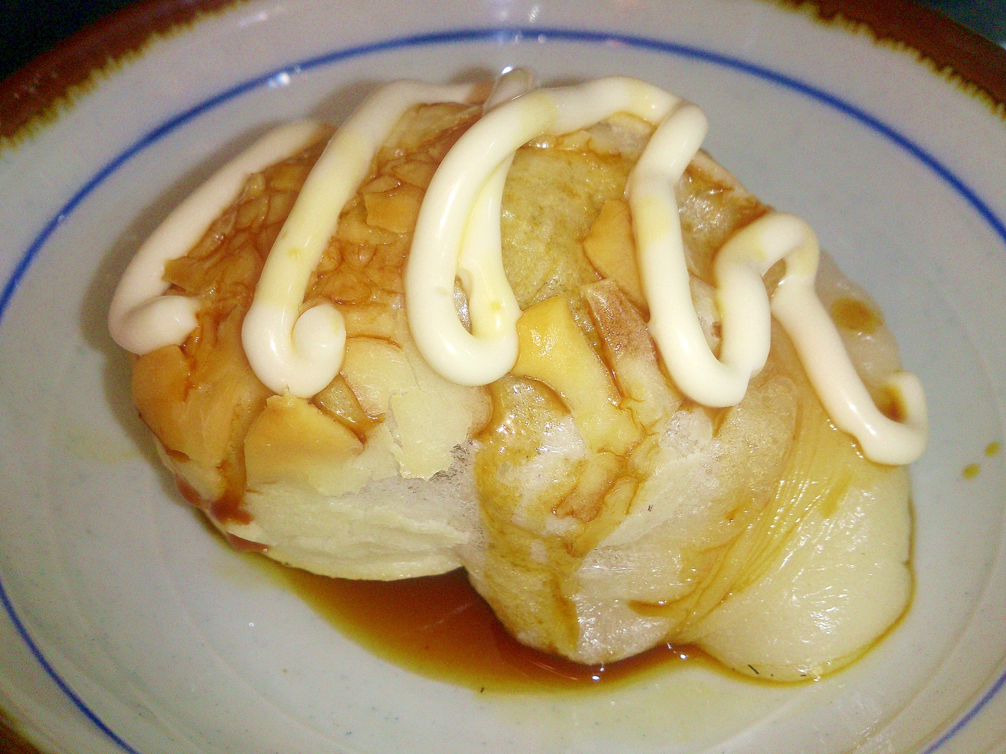 サクフワ醤油マヨ餅