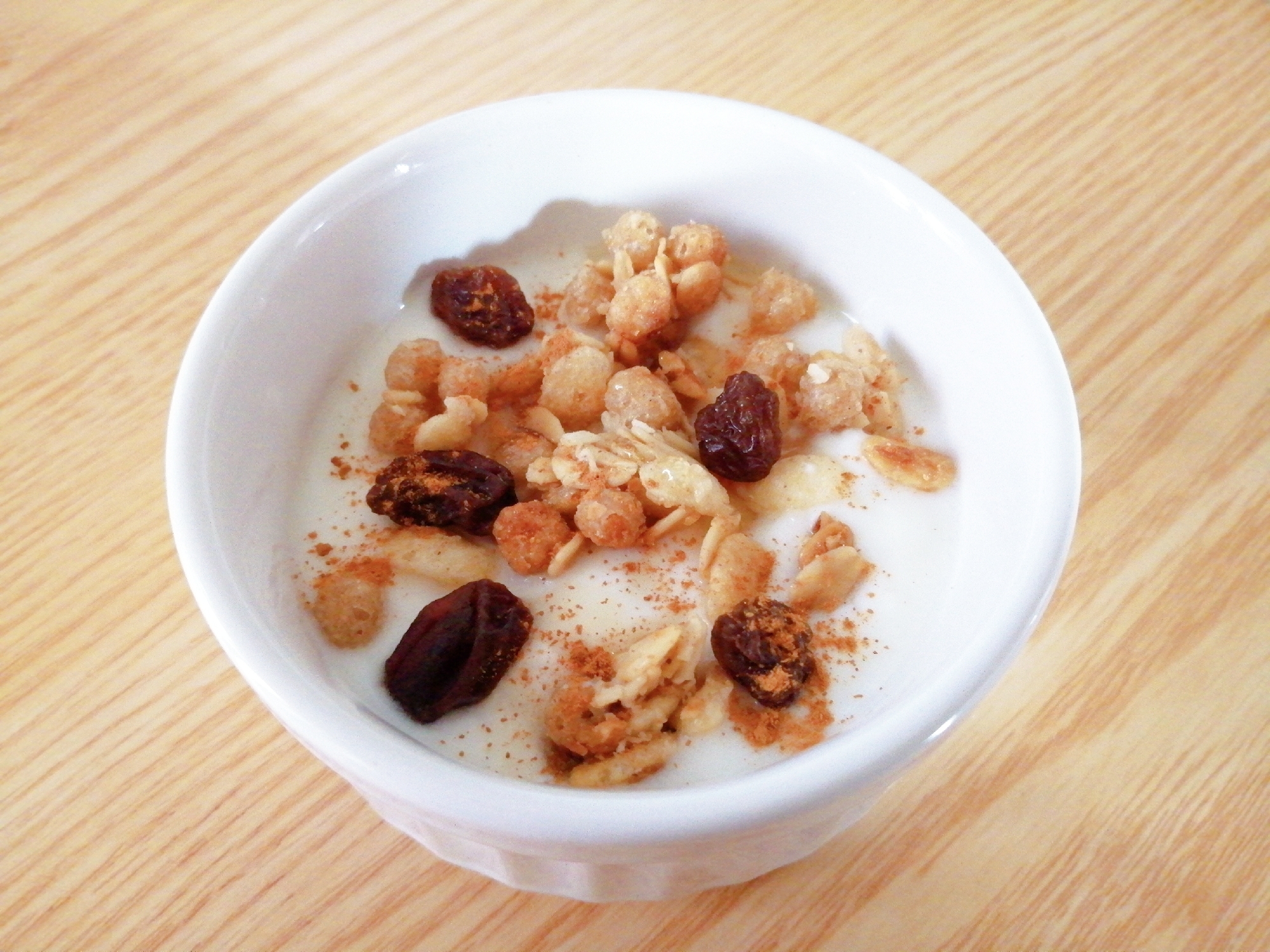 シナモン香る グラノーラとレーズンのヨーグルト レシピ 作り方 By はじゃじゃ 楽天レシピ シナモン香る グラノーラとレーズンのヨーグルト レシピ 作り方 By はじゃじゃ 楽天レシピ