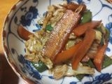 舞茸の味噌マヨ野菜炒め