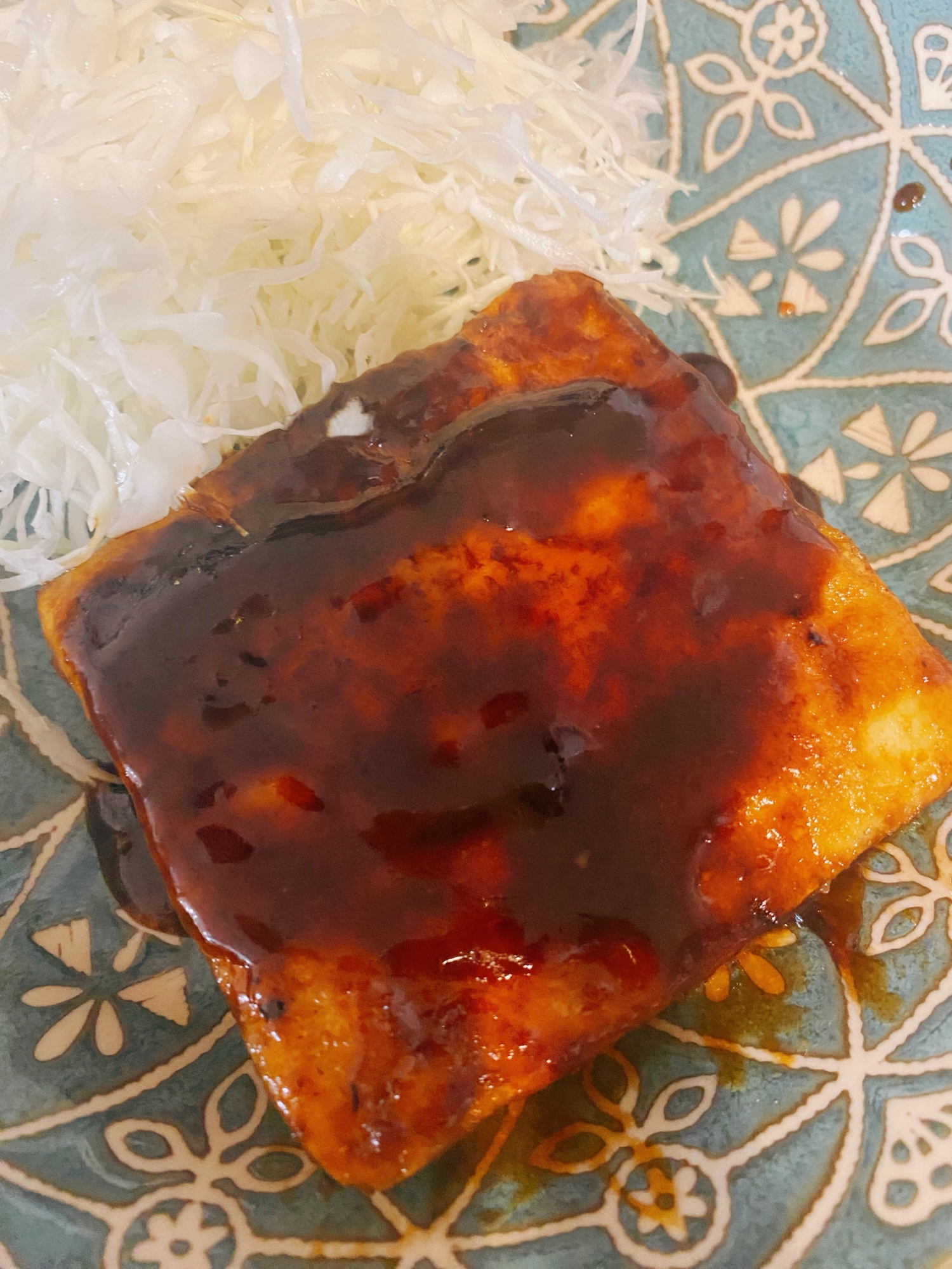 豆腐ステーキ　トンテキソース