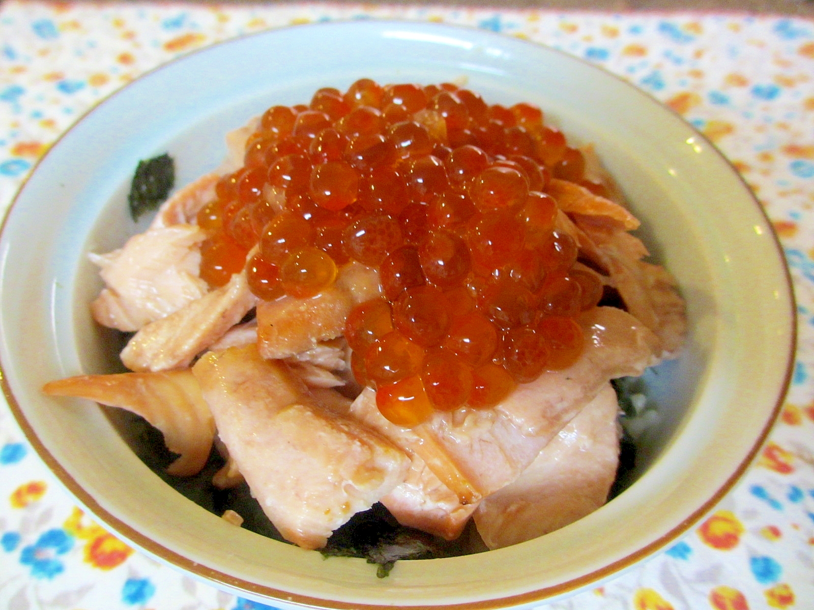 鮭いくら丼