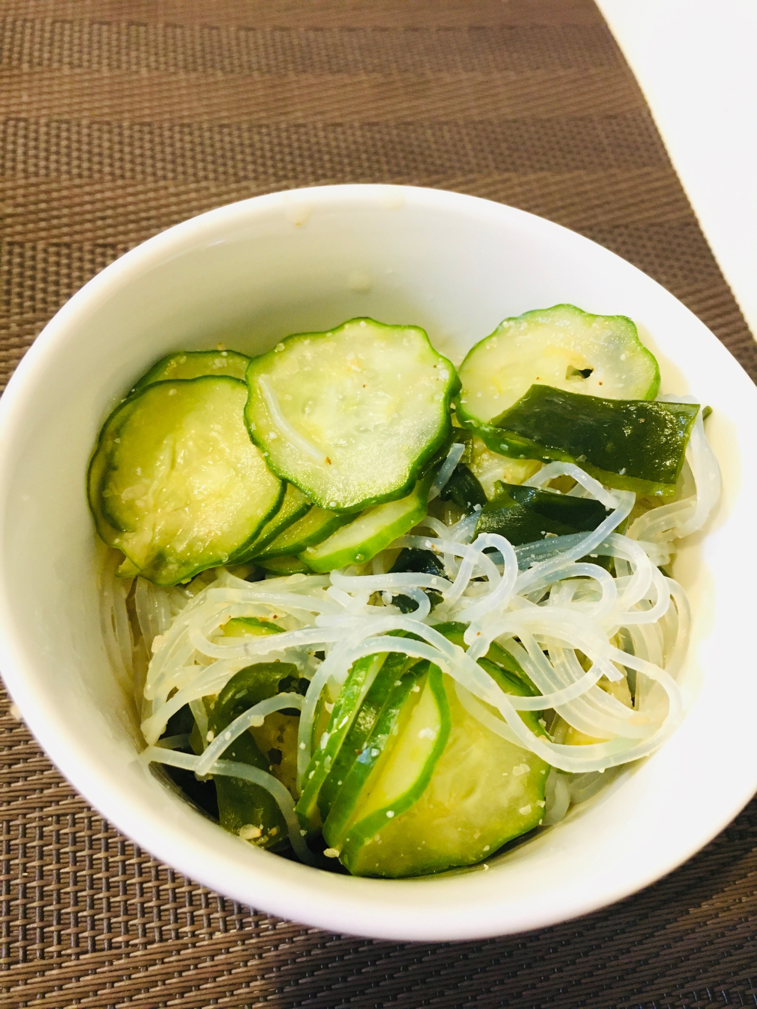 胡瓜と春雨の酢の物