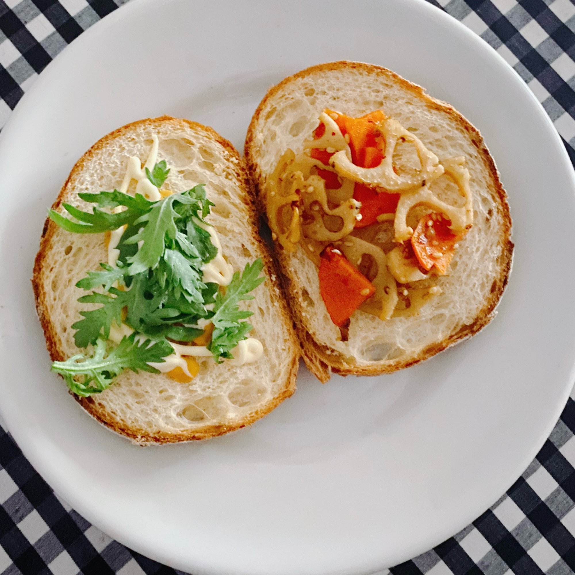 きんぴらサンドトースト