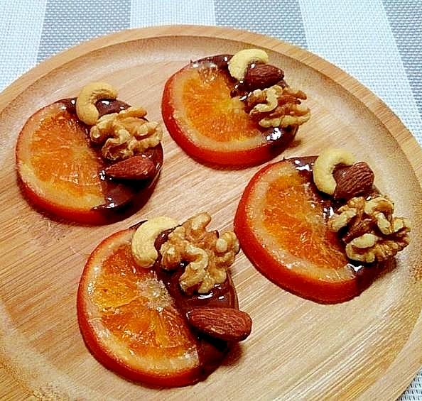 器に盛られたオランジェット