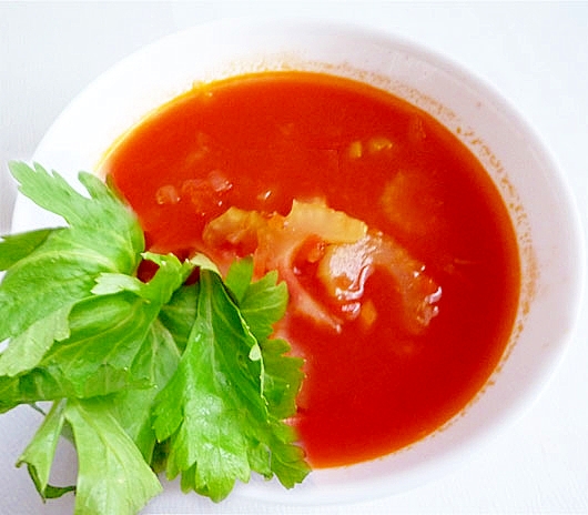セロリとたまねぎのトマトスープ レシピ 作り方 By Liqueur 楽天レシピ
