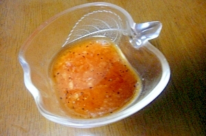 トマト塩麹でサッパリドレッシング