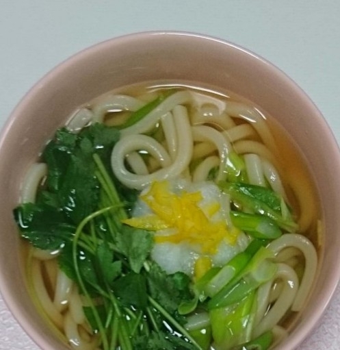 「生理からの回復ごはん」朝うどん