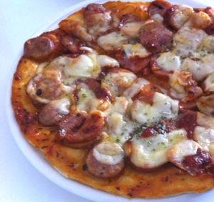 自家製天然酵母ピザ