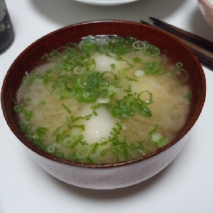 ねぎ・さといも・たまねぎの味噌汁