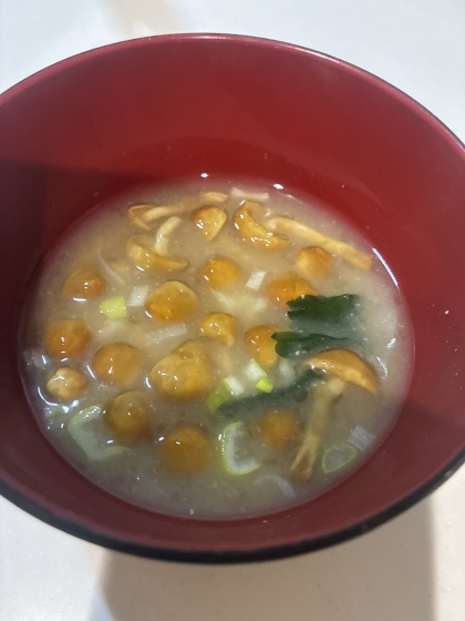 なめこのお味噌汁♫