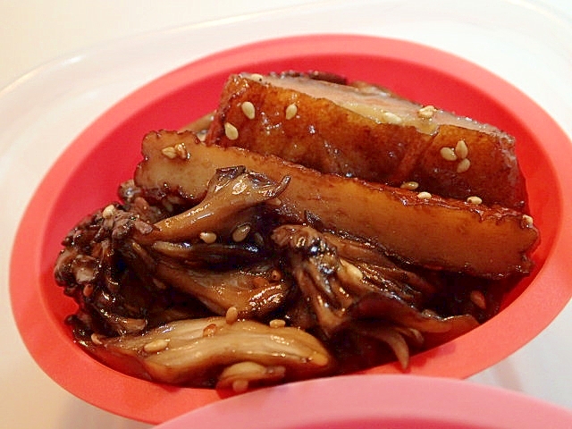 お弁当に さつま揚げと舞茸の和風炒め レシピ 作り方 By ぷ みぃまま 楽天レシピ