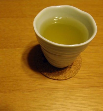 ハチミツ生姜の緑茶ホットレモン