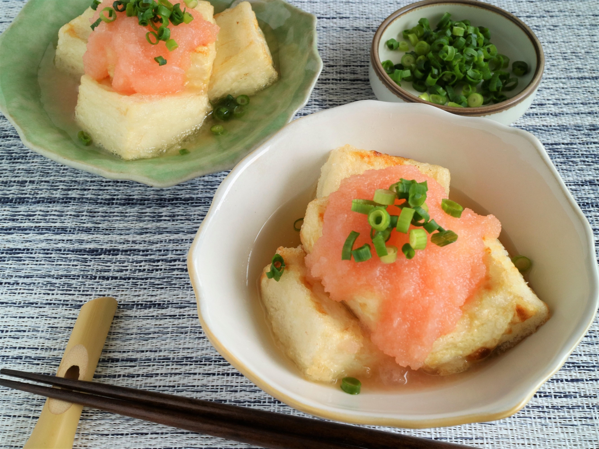 とろとろたらこの揚げ出し豆腐