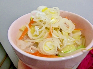 野菜がたっぷり食べられるラーメン