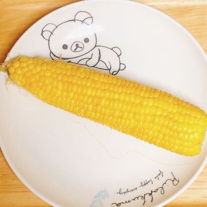 とうもろこし☆とうもろこしの塩茹
