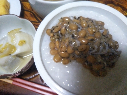 納豆に色々混ぜると美味しいですね♪
素敵な週末を(^o^)／