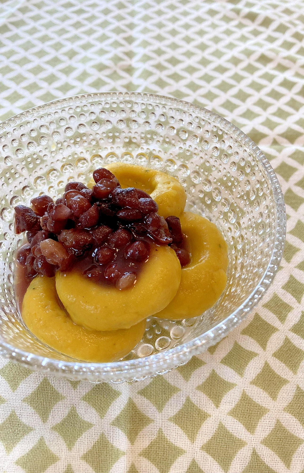 かぼちゃの煮物リメイク♪かぼちゃの白玉だんご♪