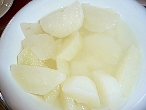 電子レンジでチン 大根のほんわかかつおだし煮 レシピ 作り方 By Mina 楽天レシピ