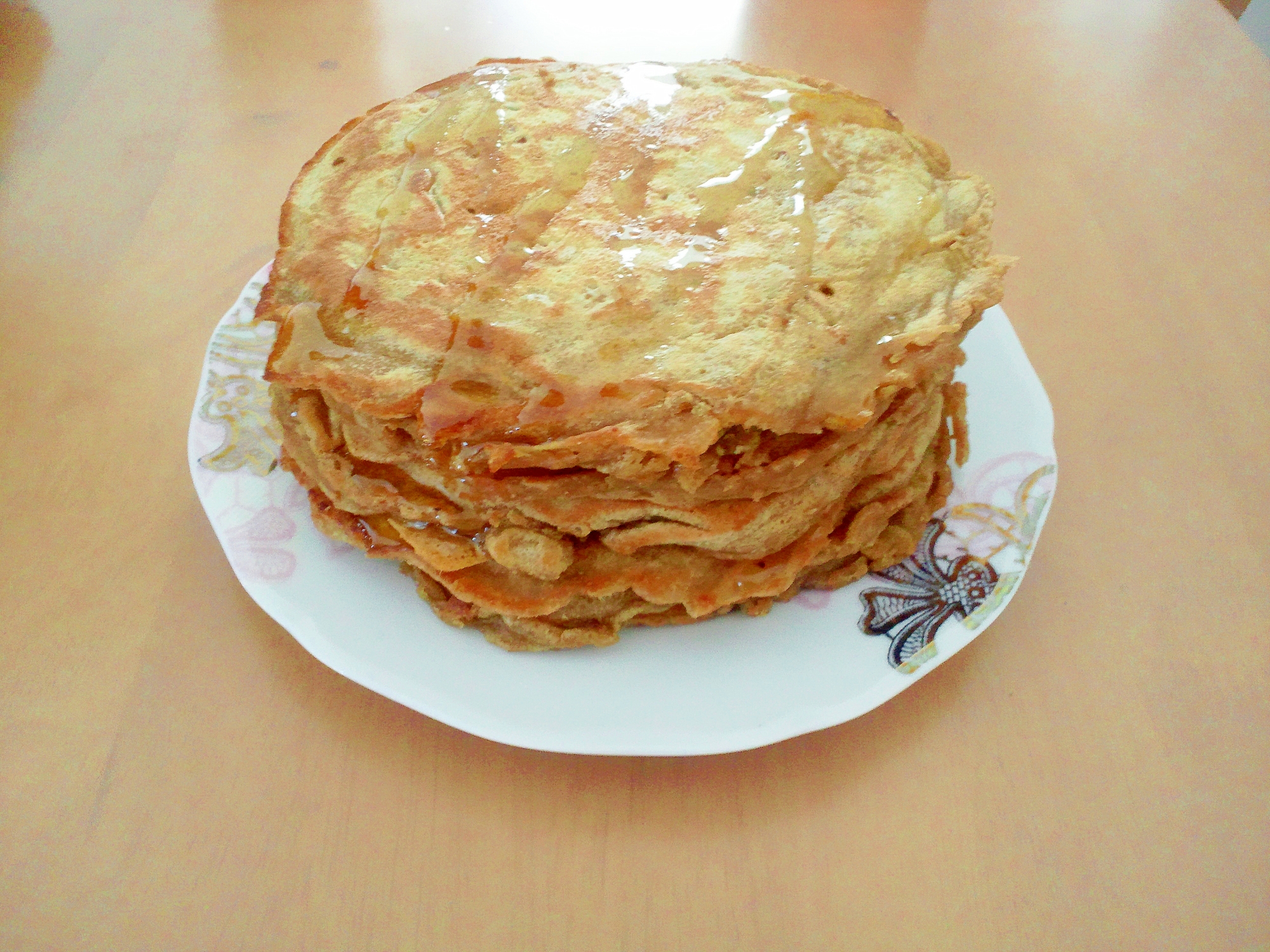 女子会のおやつに❤コーヒー味のパンケーキ♪