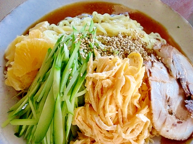 マルちゃん正麺 の冷やし中華のタレを改良してみた レシピ 作り方 By Hiromu 楽天レシピ マルちゃん正麺 の冷やし中華のタレを改良してみた レシピ 作り方 By Hiromu 楽天レシピ