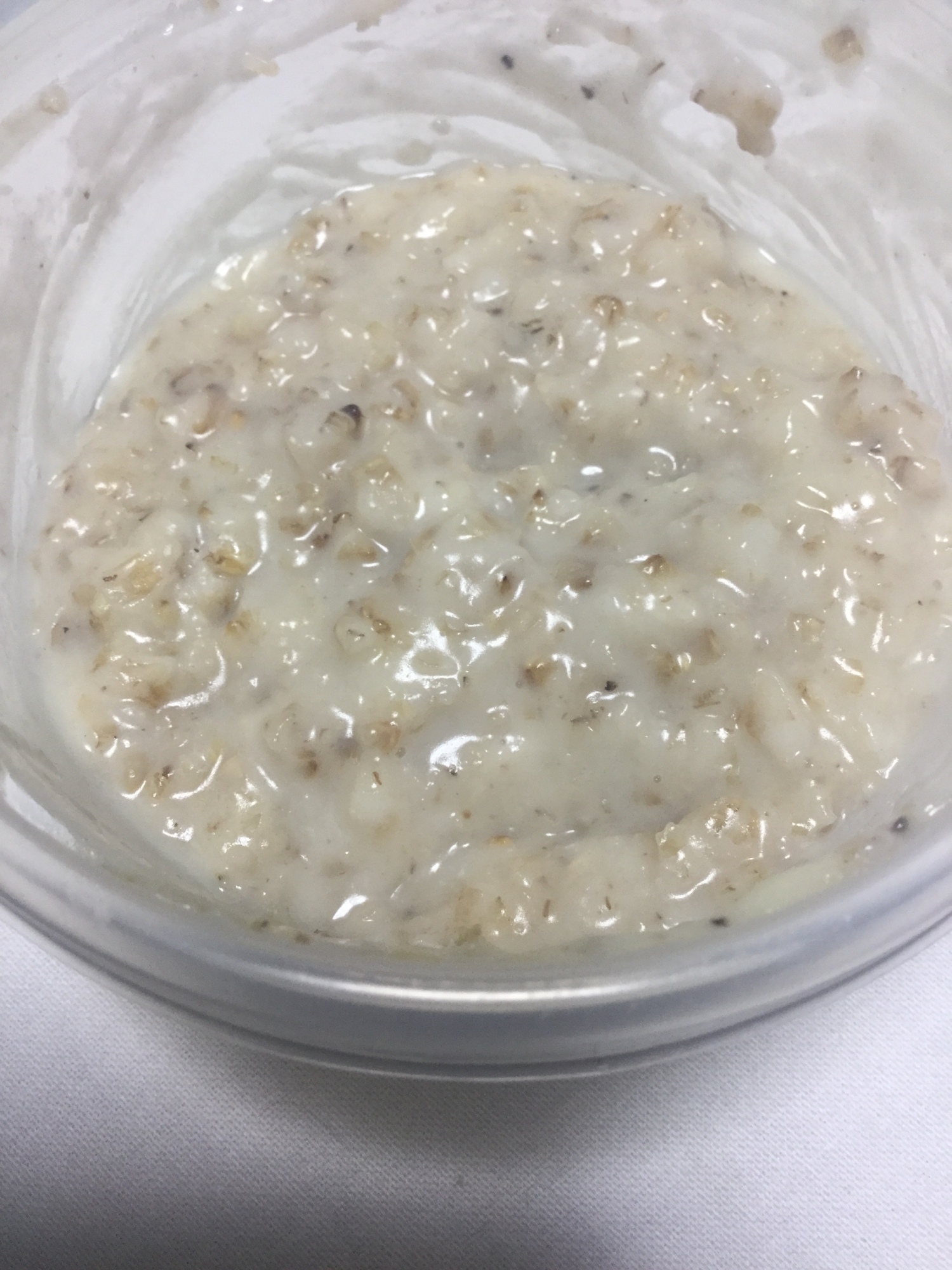 レモン風味のチーズでオートミール