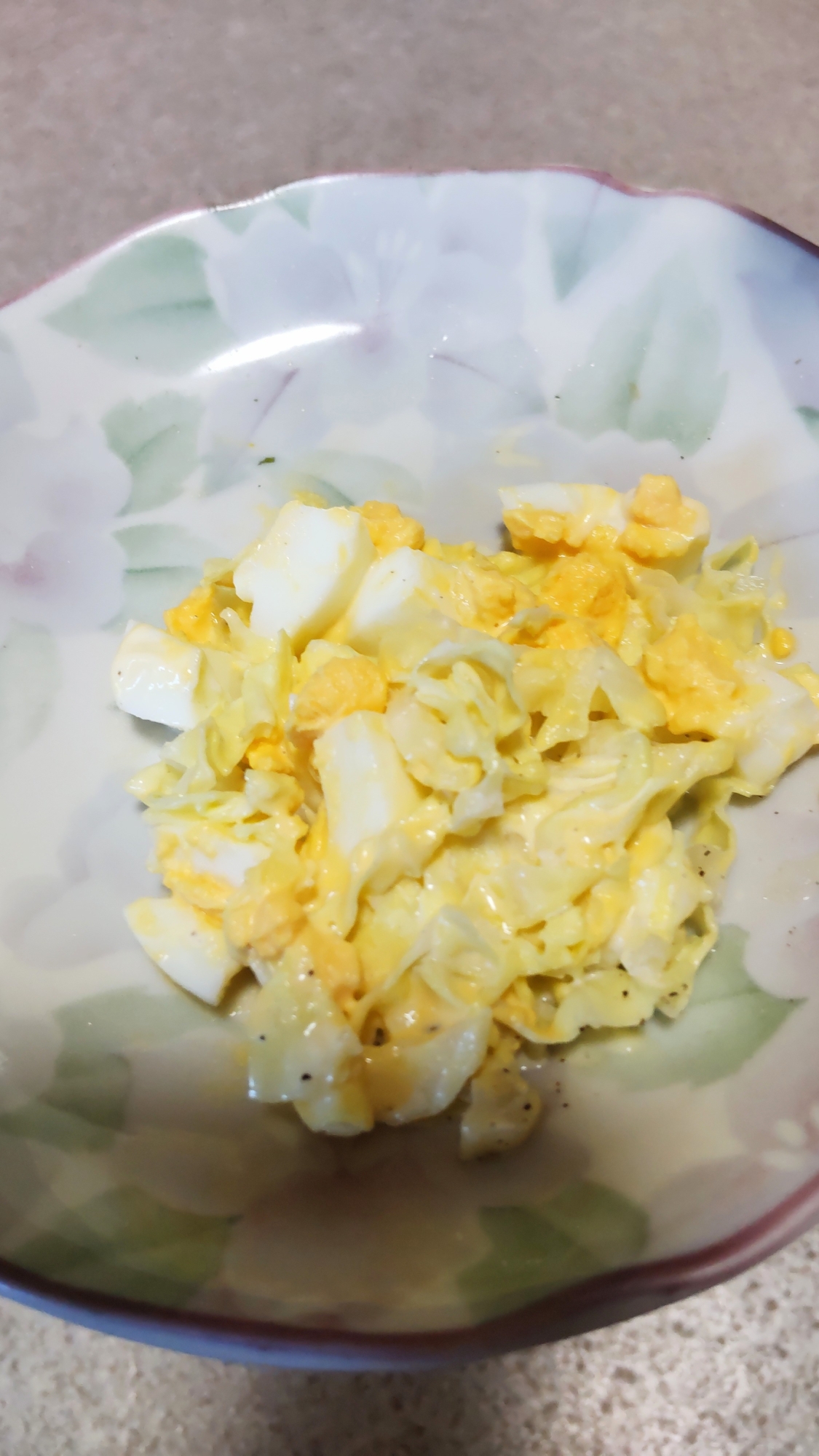 キャベツ卵サラダ