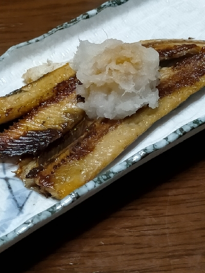 フライパンで★さんまの開きのおろしポン酢