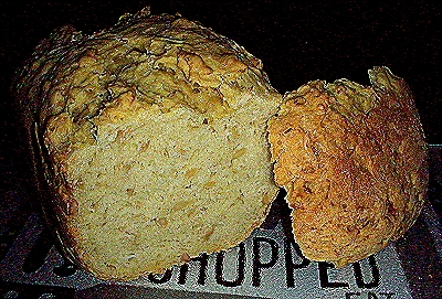 薄力粉で　カシューナッツ食パン