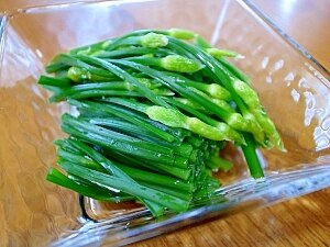 季節限定 花ニラのお浸し レシピ 作り方 By 根岸農園 楽天レシピ 季節限定 花ニラのお浸し レシピ 作り方 By 根岸農園 楽天レシピ