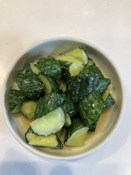 1分で！うまうま胡麻キュウリ