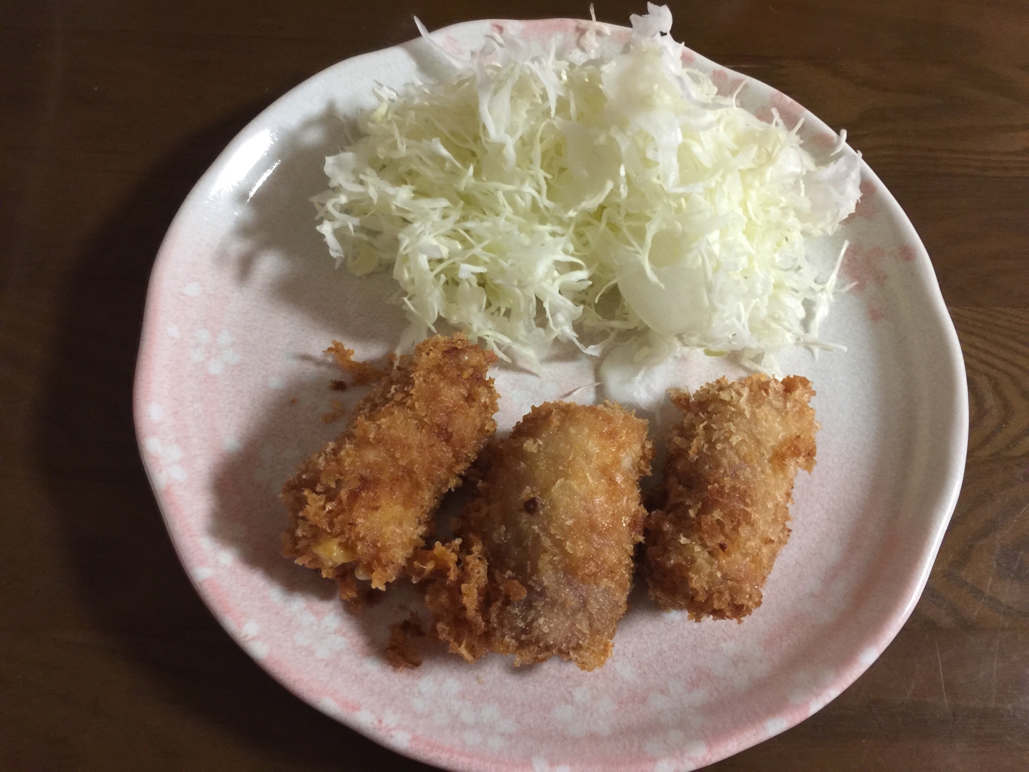 豚ばら肉のチーズ巻きフライ