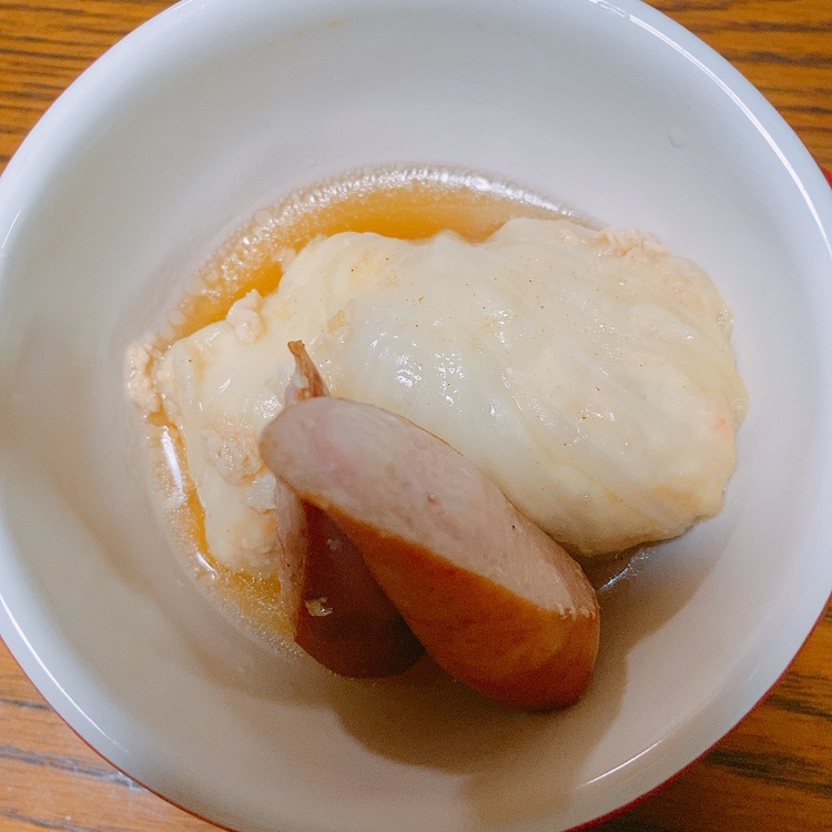 鶏ひき肉でロールキャベツ⭐