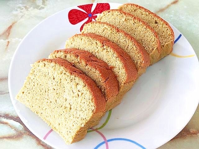 ほわほわに焼ける!ちょっぴり抹茶の台湾風カステラ♪