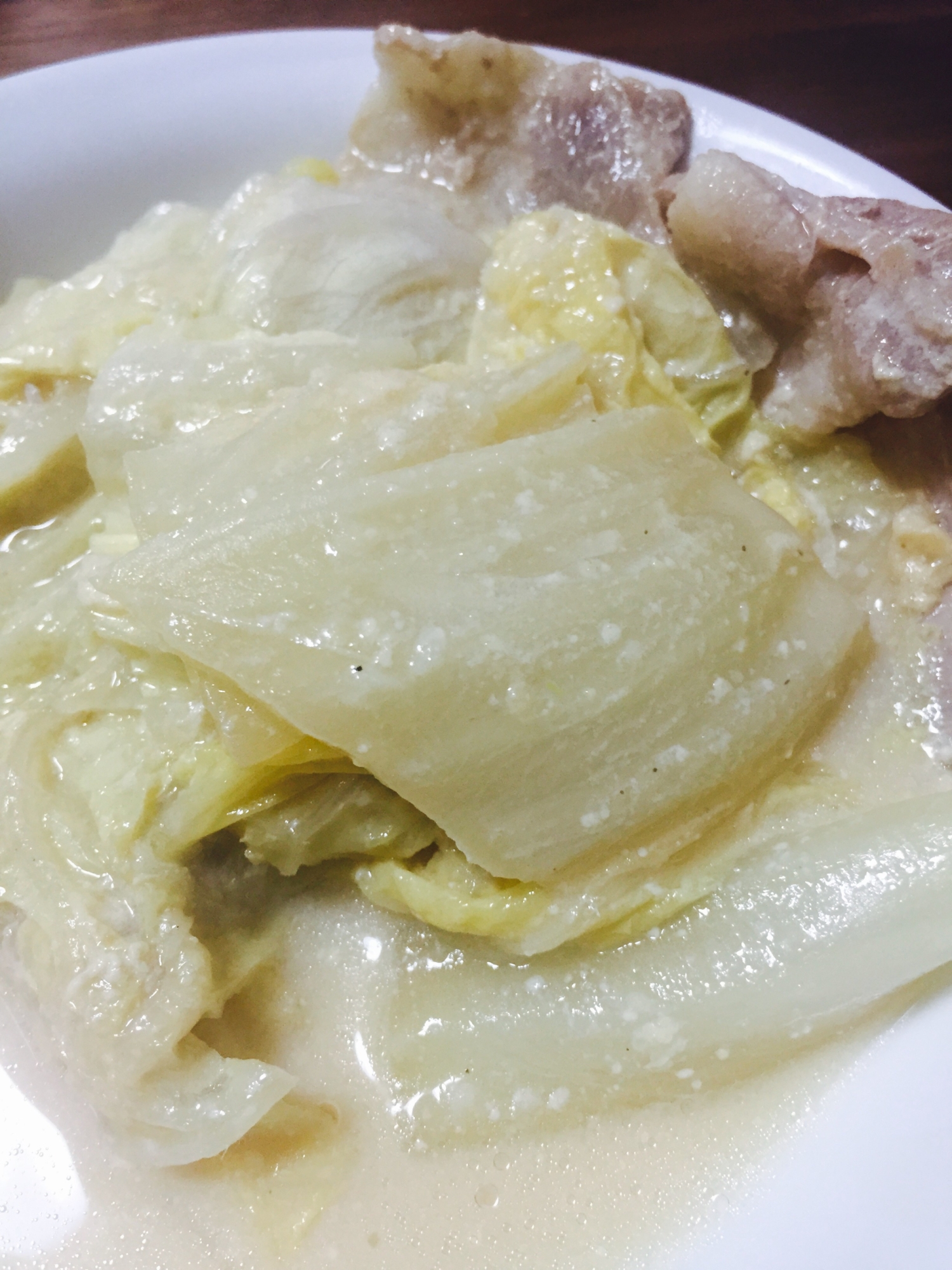 ニンニク味噌が決め手‼️白菜と豚バラの重ね煮