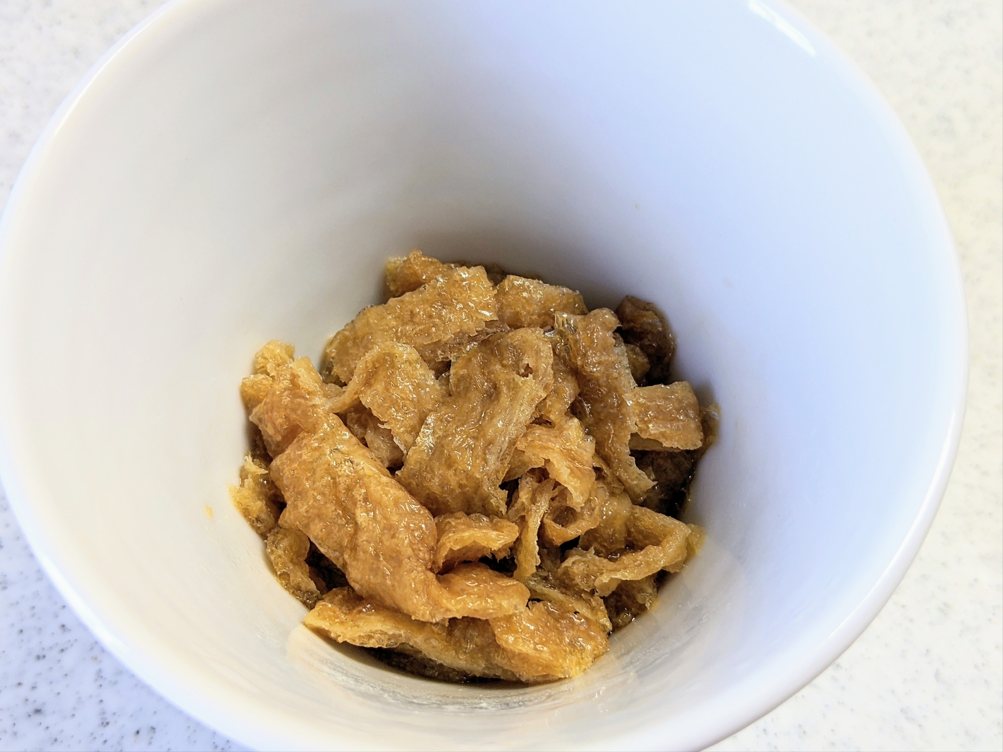 レンジで簡単♪うどん用の甘辛お揚げさん