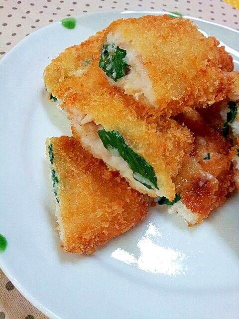 白身魚のほうれん草とチーズ入り フライ レシピ 作り方 By ラズベリっち 楽天レシピ 白身魚のほうれん草とチーズ入り フライ レシピ 作り方 By ラズベリっち 楽天レシピ