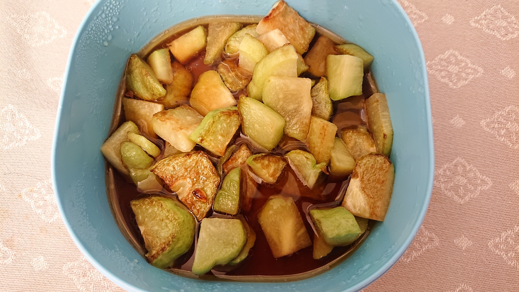 作り置きに⭐ハヤトウリの焼き浸し