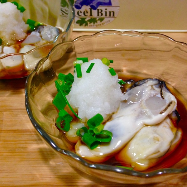 器一つで作れるおつまみ 生牡蠣おろしポン酢 レシピ 作り方 By うみ ひま 楽天レシピ 器一つで作れるおつまみ 生牡蠣おろしポン酢 レシピ 作り方 By うみ ひま 楽天レシピ