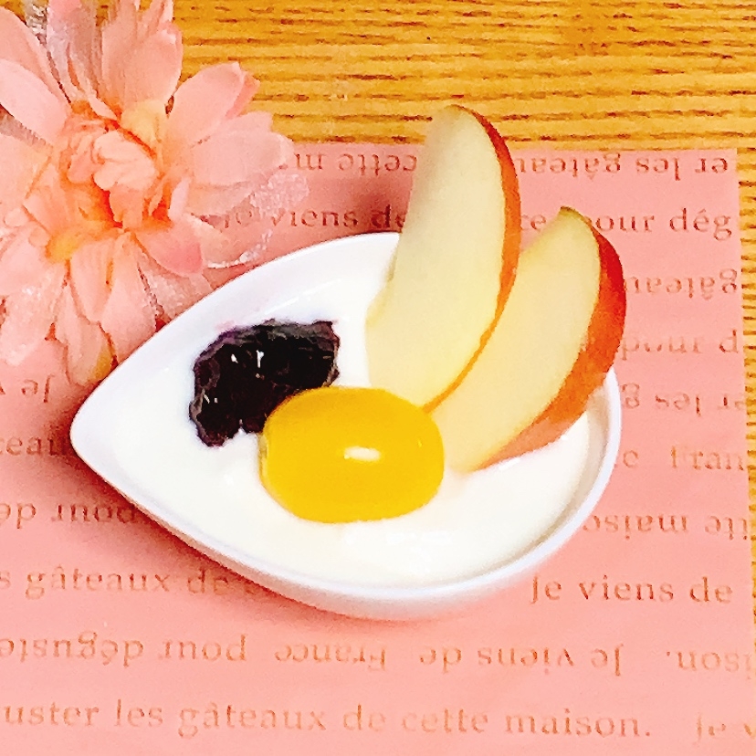 りんごトマトジャム♪ヨーグルト