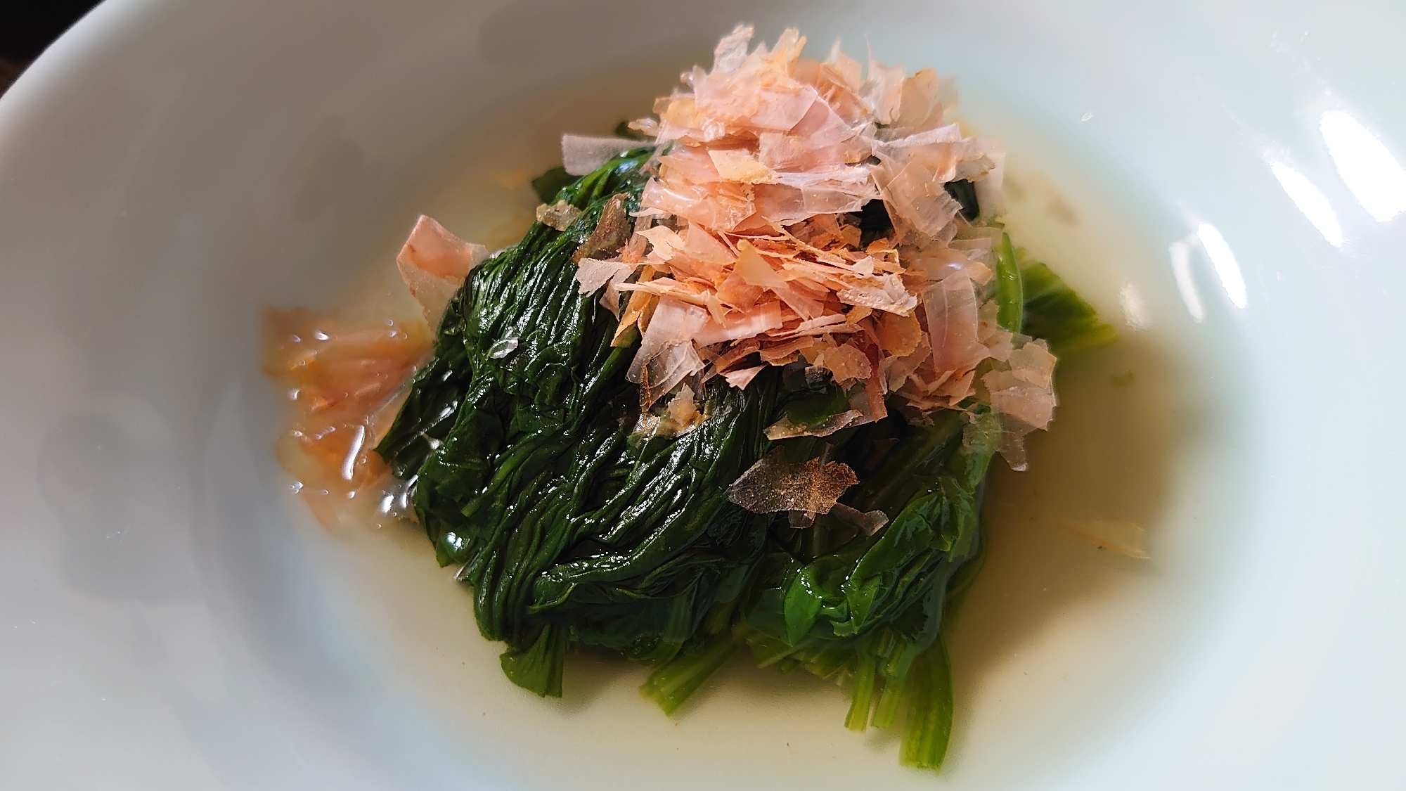 定番　ほうれん草のおひたし