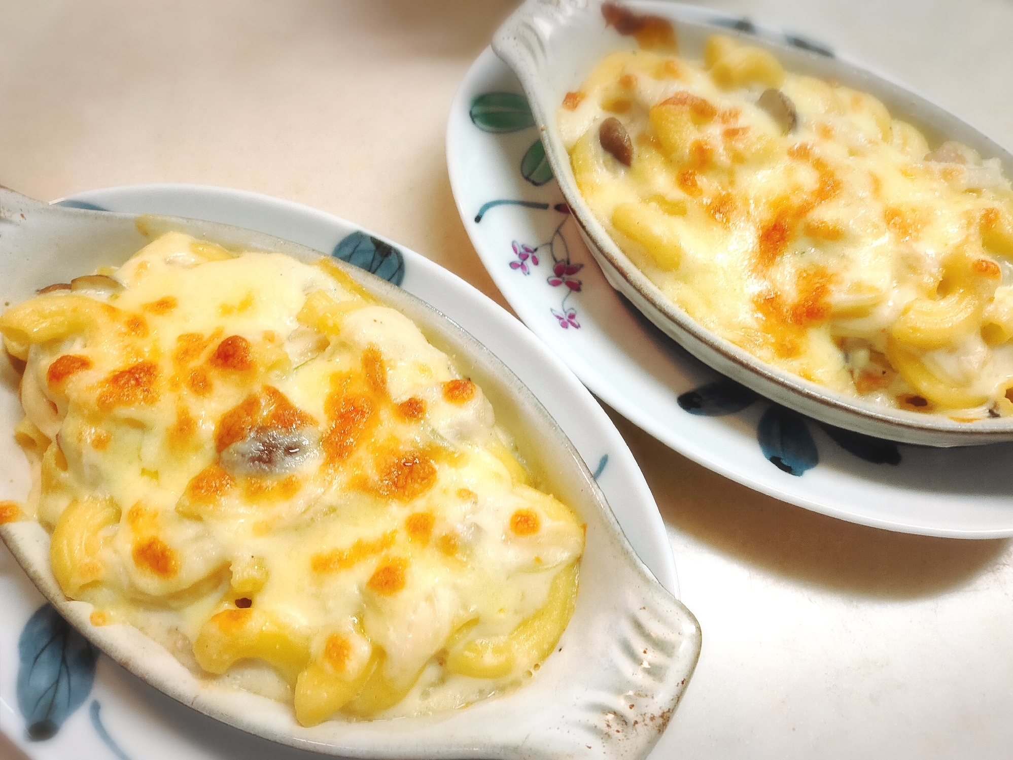 米粉のとろ~りホワイトソースdeマカロニグラタン♪