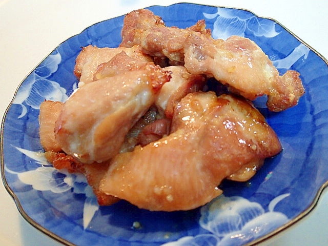 大蒜生姜で　鶏もも肉の甘辛オーブン焼き