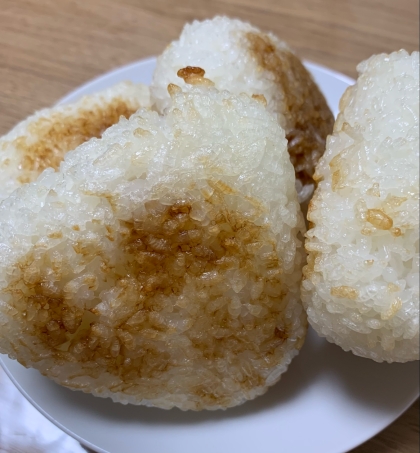 オーブントースターで焼きおにぎり