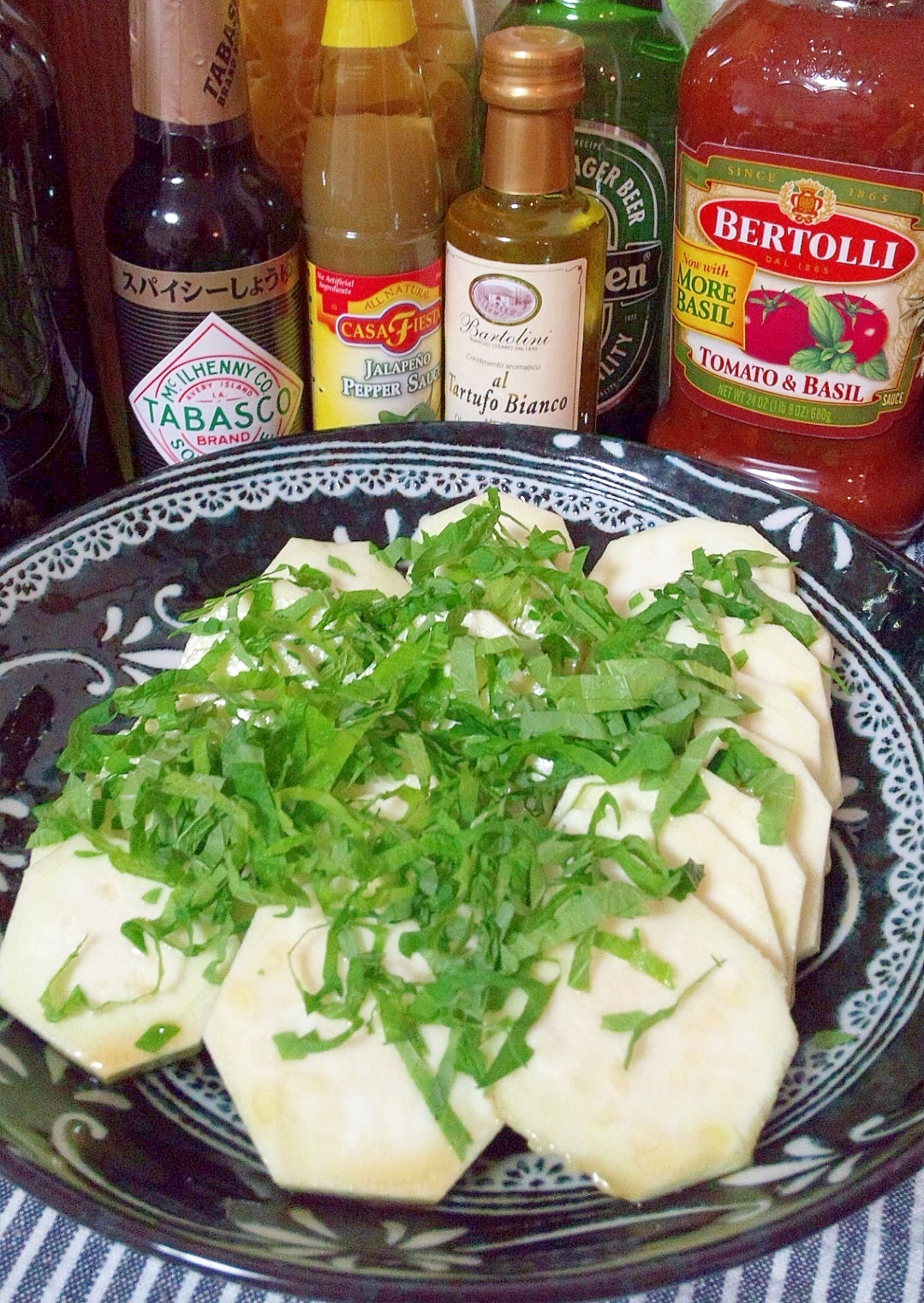 ナーベラーのサラダ あごだしつゆと青しそで レシピ 作り方 By ゆうsaien 楽天レシピ