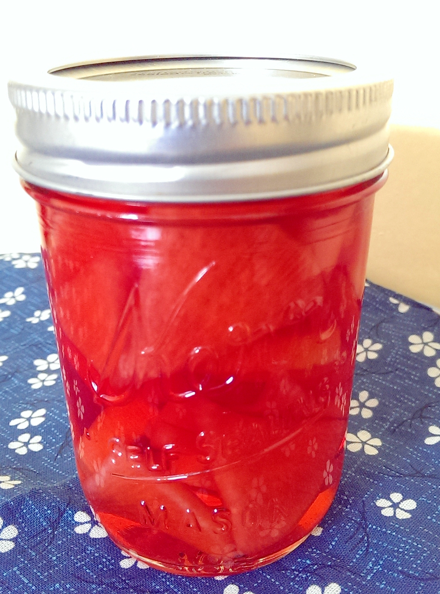 紅心大根の甘酢漬け