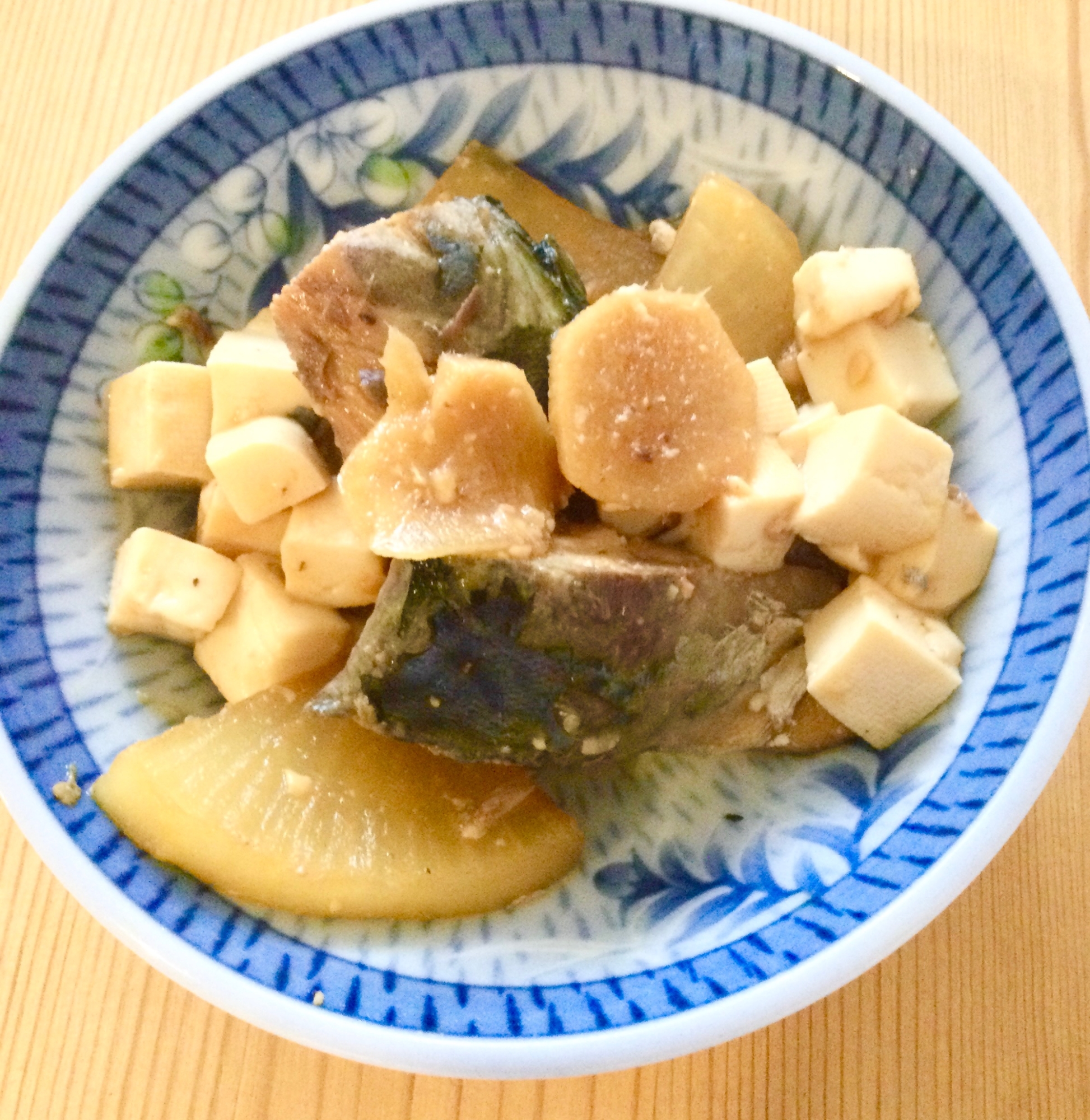 豆腐鯖大根の煮物♪